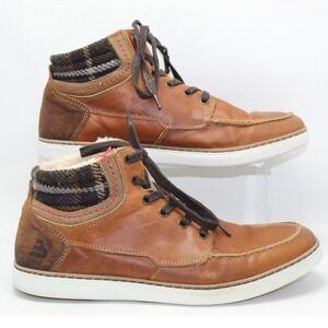 Bullboxer Lynnwood Leather Sherpa Lined Boots Men's Size 9